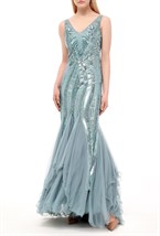 Платье с пайетками - фото 92421