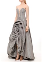 Платье однотонное - фото 92432