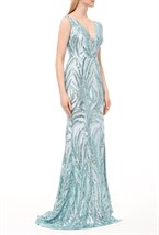 Платье с пайетками - фото 92456