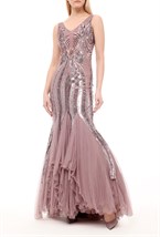 Платье с пайетками - фото 92600