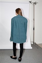 Куртка джинсовая с корсетом - фото 92793