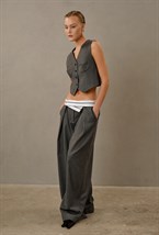 Брюки с корсажной лентой - фото 92809