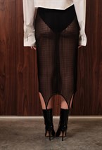 Юбка макси с подвязками - фото 92874