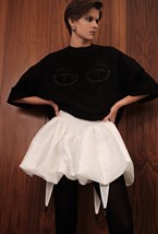 Юбка-баллон с подвязками мини - фото 92876