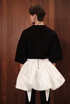 Юбка-баллон с подвязками мини - фото 92880