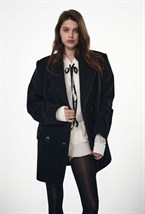 укороченное пальто - фото 93360