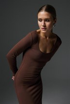 Платье Skims с длинным рукавом - фото 93491