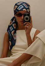 Платок каре «Письма с Капри» - фото 93515