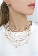 Серьги крестики мини - фото 94322