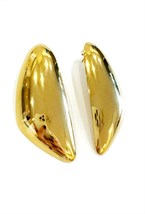 серьги геометрия золото - фото 94326