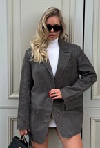 Пиджак из кожи канзас - фото 94423