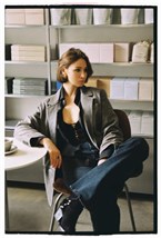 Пиджак из кожи канзас - фото 94431