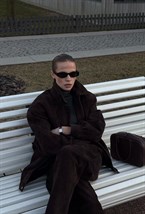 Бомбер замшевый - фото 94500