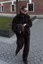 Брюки замшевые - фото 94510