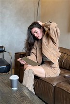 Бомбер-авиатор замшевый - фото 94520