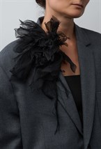 Брошь Пион - фото 94732