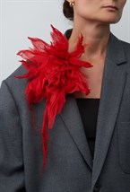 Брошь Пион - фото 94736