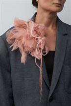 Брошь Пион - фото 94744