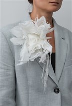 Брошь Пион - фото 94748