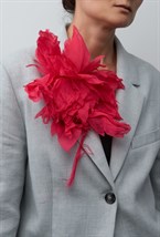 Брошь Пион - фото 94752