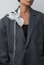 Брошь Лилия с каллиграфией - фото 94780