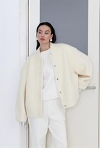 Бомбер ROSIE из шерсти букле - фото 96100