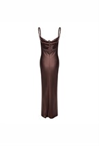 Платье с разрезом КОСЫ - фото 96136