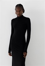 Платье-водолазка СИЛУЭТНОЕ - фото 96154