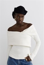 Джемпер с перекрутом - фото 96167