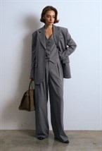 Брюки на резинке из вискозы - фото 96420