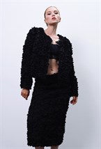 Юбка с цветами миди - фото 96452