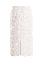 Юбка с цветами миди - фото 96455