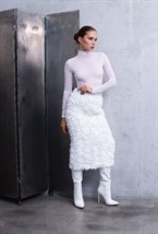 Юбка с цветами миди - фото 96457