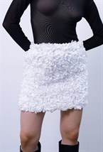 Юбка с цветами мини - фото 96465