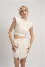 Топ с защипами - фото 96472