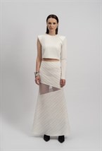 Топ с одним рукавом - фото 96534