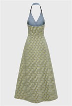 Сарафан миди с  воротником - фото 96675