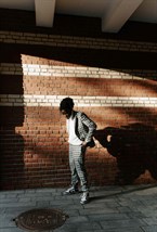 Брюки The Way White Cell Print - фото 96826