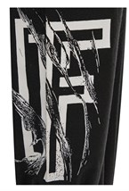 Брюки The Way White on Black Print - фото 96829