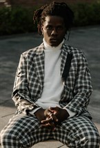 Пиджак The Way White Cell Print - фото 96905