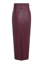 Юбка из экокожи - фото 97237