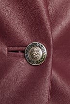 Пиджак из экокожи - фото 97241