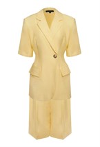 Пиджак с короткими рукавами изо льна - фото 97246