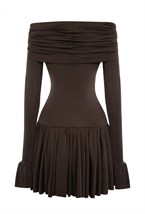 Мини-платье Sylvie из трикотажа - фото 97283