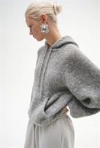 Худи "Rich grey" ручной вязки - фото 97306