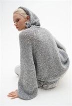 Худи "Rich grey" ручной вязки - фото 97310