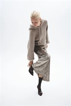 Худи "True beige" ручной вязки - фото 97340