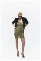 Платье "Sequin luna" мини - фото 97373