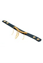 Плетенный браслет с кожей - фото 97772