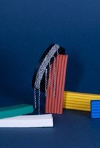 Плетенный браслет с кожей - фото 97777